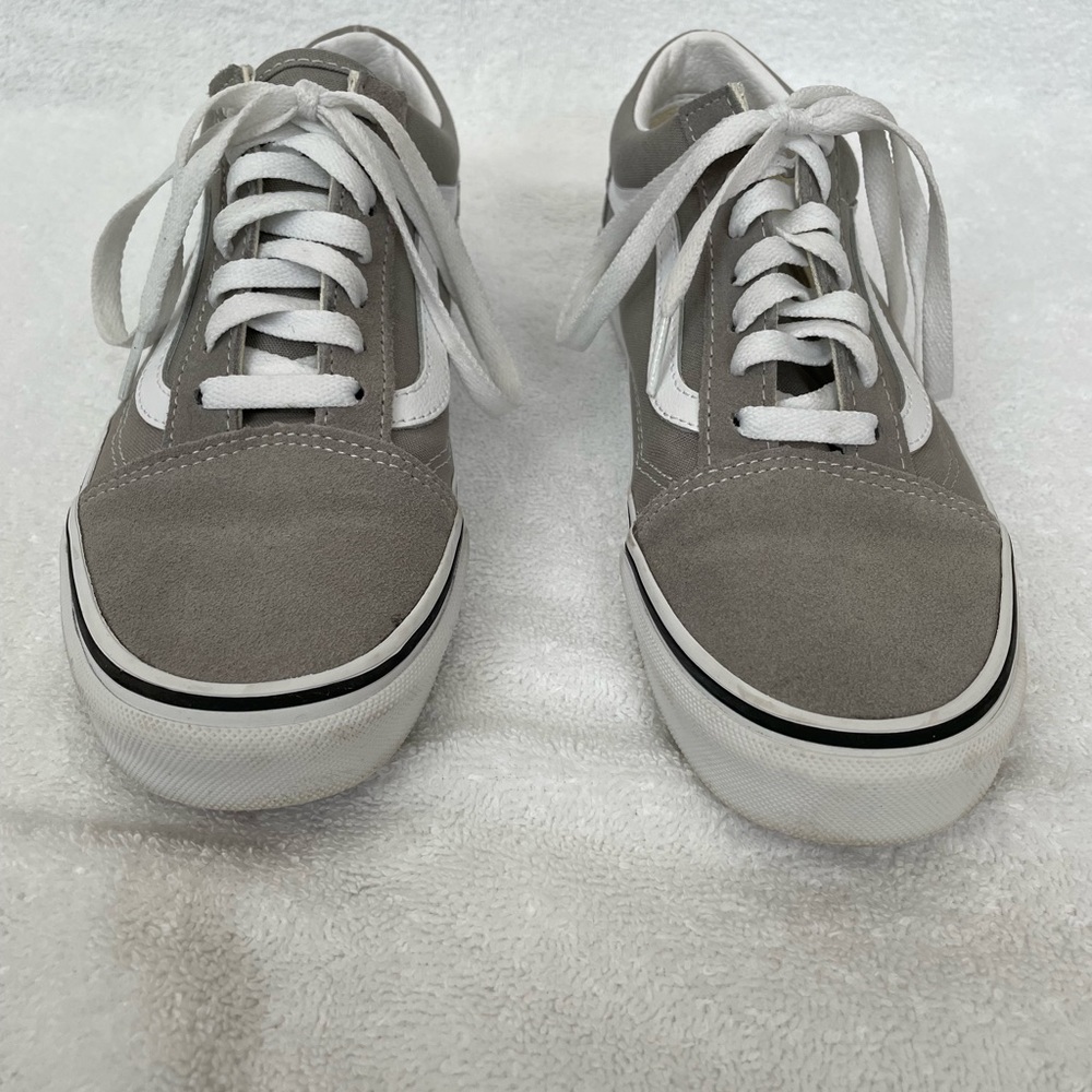 Light grey vans sneakers size 7.5